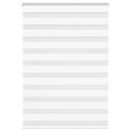 vidaXL Zebra roleta biela 105x150 cm šírka látky 100,9cm polyester