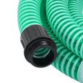 vidaXL Odsávacia hadica s mosadznými spojkami, zelená 1,1" 4 m, PVC