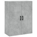 vidaXL Nástenné skrinky 2 ks betónové sivé 69,5x34x90 cm