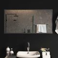 vidaXL Zrkadlo do kúpeľne s LED Priehľadná 100 x 50 cm tvrdené sklo