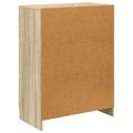 vidaXL Zásuvkový kabinet Dub sonoma 66 x 34,5 x 87 cm Kompozitné drevo