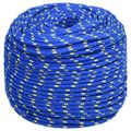 vidaXL Lodné lano modré 8 mm 25 m polypropylén