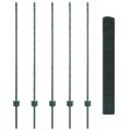 vidaXL Zvarené pletivo s podperami 10 x 1,2 m PVC potiahnutá oceľ