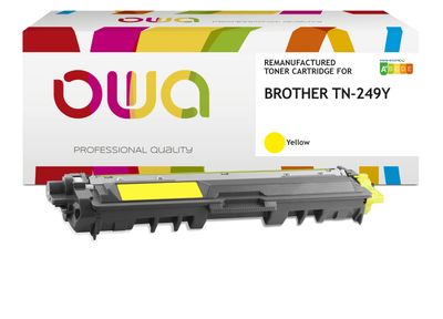 OWA Armor toner kompatibilný s Brother TN-249Y, 4000st, žltá/yellow