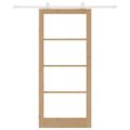 vidaXL Posuvné dvere ORKDAL 93 x 211 cm Prírodná