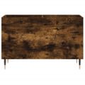 vidaXL Skrinka na platne dymový dub 74,5x38x48 cm kompozitné drevo