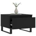 vidaXL Konferenčné stolíky 2 ks čierne 50x46x35 cm cm kompozitné drevo
