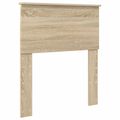 vidaXL Rám postele Sonoma dub 75 x 190 cm Inžinierske drevo