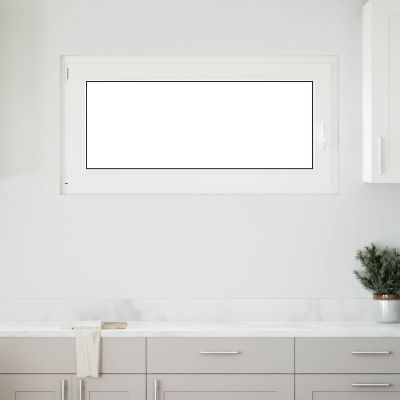 vidaXL Podkrovné okno RISOR 120 x 60 cm PVC a sklo Biela