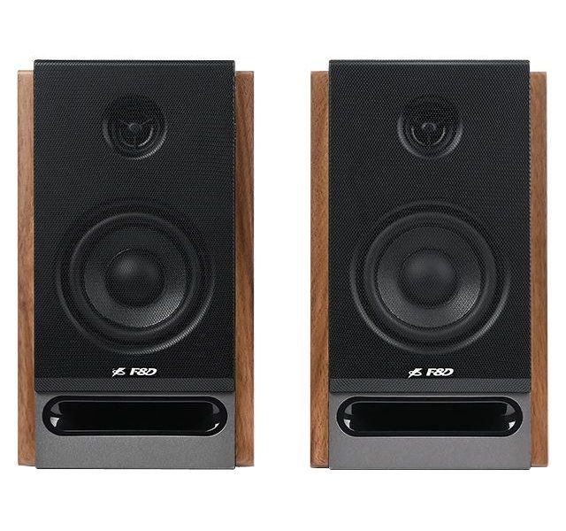 FENDA F&D repro R27BT/ 2.0/ 50W/ drevené/ BT5.0/ Optický/ USB vstup Reproduktory, 2.0, 50W, Bluetooth 5.0, USB, optický vstup, drevené, hnedo-čierne
