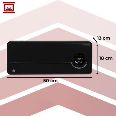Teplovzdušný ventilátor keramický Kaminer Airo 26388, nástenný, WiFi, 1000/2000W čierny Teplovzdušný ventilátor keramický Kaminer Airo 26388, nástenný, WiFi, 1000/2000W čierny