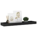 vidaXL Terasové nástenné police 4 ks čierne 60x15x4 cm MDF