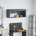 vidaXL Nástenná skriňa do garáže Antracit 80 x 33 x 35 cm