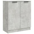 vidaXL Komody 2 ks betónové sivé 60x30x70 cm spracované drevo