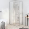 vidaXL Sprchovací kút matný ESG 90x70x180 cm