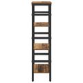 vidaXL Regál na knihy 3 úrovní 40 x 29,5 x 115 cm Kompozitné drevo