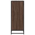 vidaXL Regál na topánky hnedý dub 48x38x97,5 cm spracované drevo