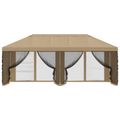 vidaXL Kryt altánku s bočnými stenami Béžová 600,5 x 300,5 cm