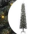 vidaXL Umelý vianočný stromček Zelená 240 cm PVC, plast a oceľ