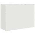 vidaXL Komoda biela 99x39x73 cm oceľ