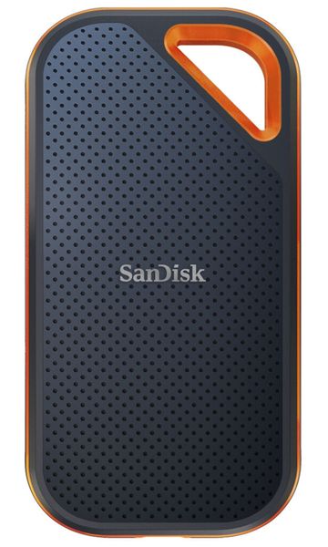 SanDisk Extreme PRO/2TB/SSD/Externý/Čierna/5R SSD disk, externý, 2TB, USB 3.2 Gen2x2, IP55, červeno-oranžový