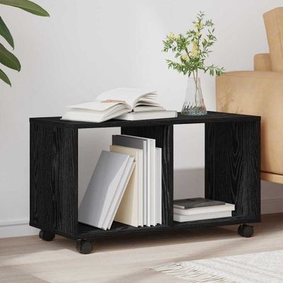 vidaXL Koncový stôl Čierny dub 72 x 33 x 42,5 cm Kompozitné drevo