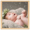 vidaXL Fotorámiky na stôl, koláž 5 ks, svetlý dub 20x20 cm