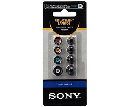 SONY náhradný silik. koncovky do slúchadiel, čierne