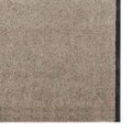 vidaXL Rohož Beige a čierna 120 x 400 cm 100% polyamid