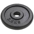 vidaXL Závažia na činky 8 ks, 8x2,5 kg, liatina