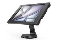 Black - Montážna sada (kryt, stojan) - pre tablet - uzamykateľný - kovový rám - čierna - veľkosť obrazovky: 13" - na stôl, montáž na stenu - pre Apple 13-palcový iPad Air (M2, M3)