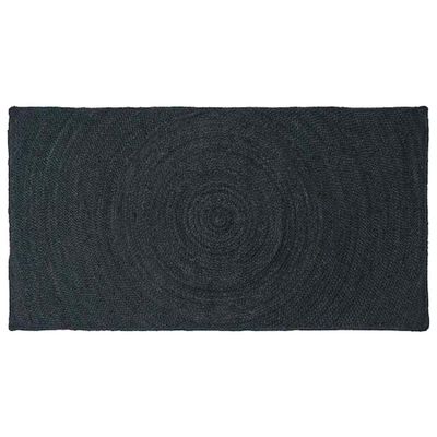 vidaXL Kusové koberce Tmavosivá 80 x 150 cm Juta