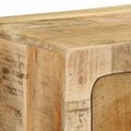 vidaXL TV skrinka na stenu 100x32x25 cm masívne drevo hrubé mango
