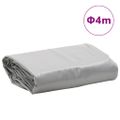 vidaXL Celta sivá Ø 4 m 650 g/m²