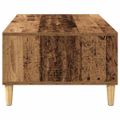 vidaXL Konferenčný stolík Staré drevo 102 x 55 x 35 cm