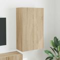 vidaXL TV nástenná skriňa Nástenný Sonoma dub 59,5 x 31 x 100 cm