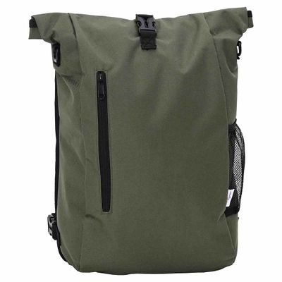 vidaXL Cyklistická taška Olivová 31 x 13 x 58 cm Polyester