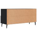 vidaXL TV stolík čierny 102x36x50 cm kompozitné drevo