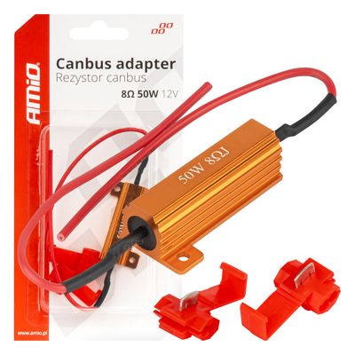 Rezistor pre LED žiarovky CANBUS 8? 50W AMiO-04095
