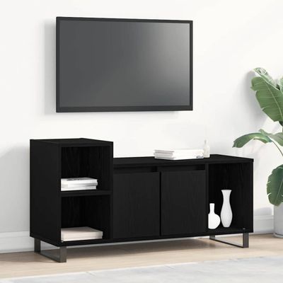 vidaXL Zostava TV skriniek Nástenný Čierny dub 100 x 35 x 55 cm