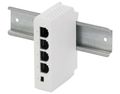 Switch PoE a Extender PULSAR 1xPoE IN 3xPoE OUT, na DIN lištu