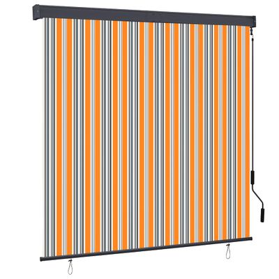 vidaXL Vonkajšia zatemňovacia roleta 160x250 cm žltá a modrá