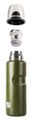 Termoska G21 na pitie, 500 ml, khaki zelená