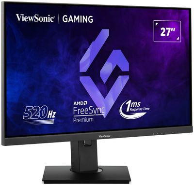 ViewSonic XG2737 27" 16:9 1920 x 1080 SuperClear® IPS, 1ms MPRT, 520Hz, 2 HDMI, DP, HDR10,  výškově nastavitelný Monitor, 27" Full HD IPS, 520 Hz, 1ms, AMD FreeSync Premium, G-Sync Compatible, HDR10, HDMI 2.1, DisplayPort 1.4, výškove nastavi