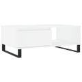 vidaXL Konferenčný stolík biely 90x60x35 cm kompozitné drevo