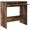 vidaXL Stôl Dymová dub Kompozitné drevo 77,5 x 43 x 79 cm