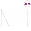 vidaXL Zvarené drôtené pletivo s betónovým základom 25 x 1,4 m