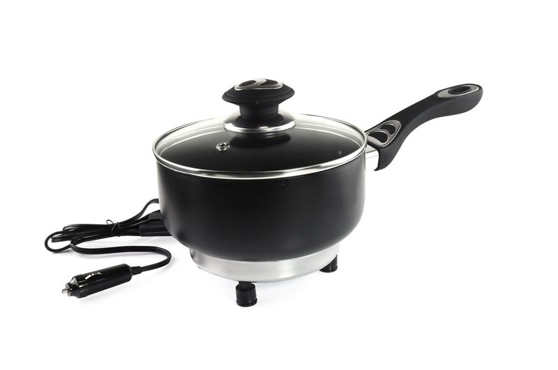 Elektrický hrnec s poklici do auta 18cm x 18cm 1150W 12V AMiO-02534