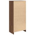 vidaXL skriňa so zásuvkou Hnedý dub 55,5x34x119,5 cm Konštrukcia dreva