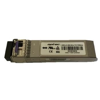 SFP WDM OPTEC, 1.25G, SM LC, 3km,TX1550, RX1310